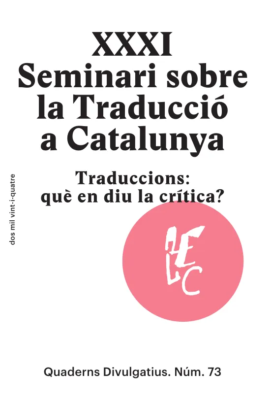 coberta seminari de traduccio