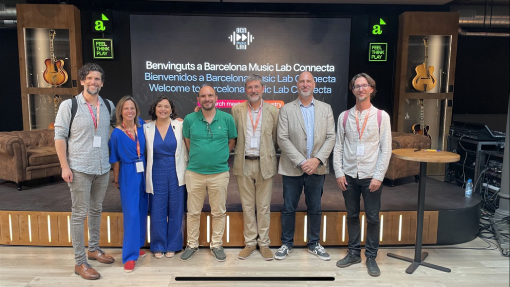 Adrien Faure, ha presentat el grup de recerca EKHO al Barcelona Music Lab Connecta