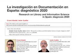 Research on Library and Information Science in Spain: